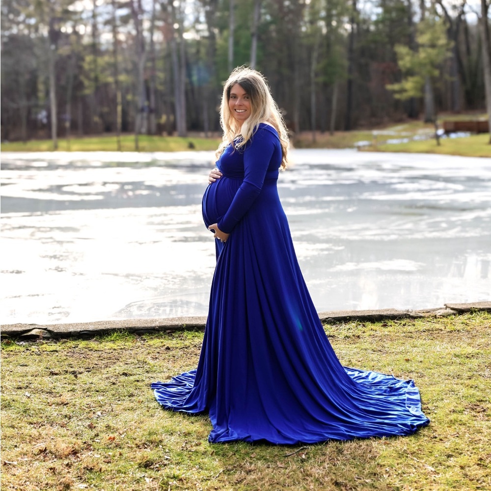 Long Blue Dress